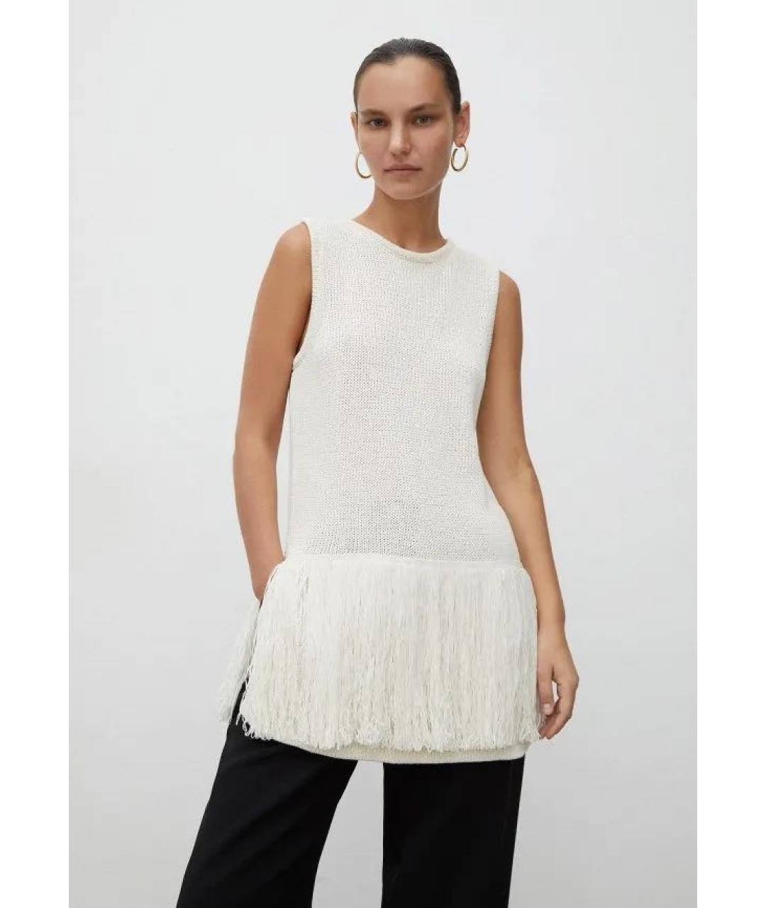 12 STOREEZ Бежевая льняная жилетка, фото 5