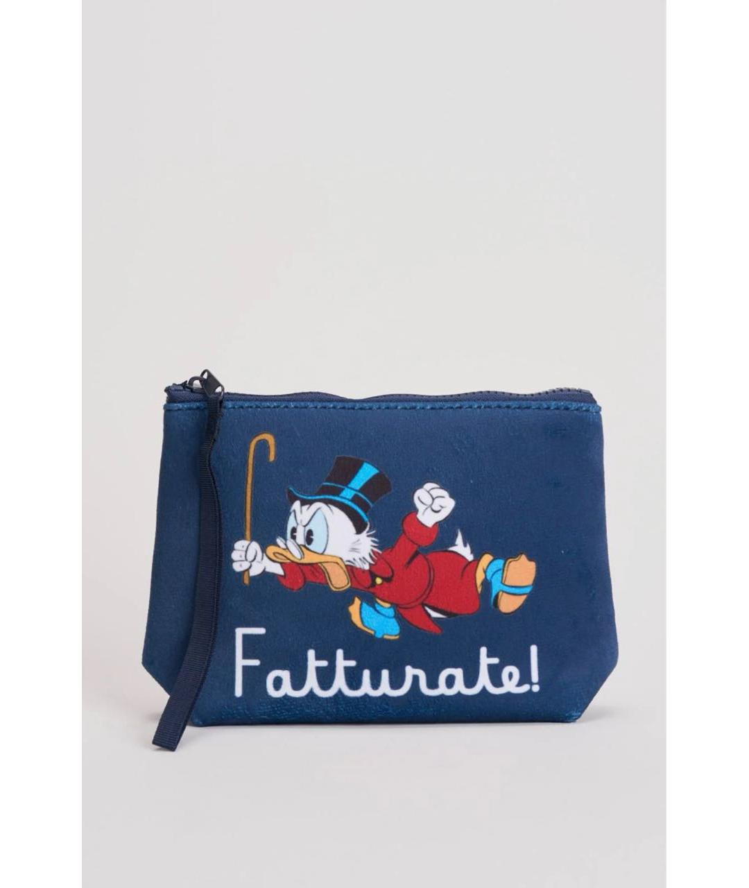 MC2 SAINT BARTH Темно-синяя хлопковая косметичка, фото 4