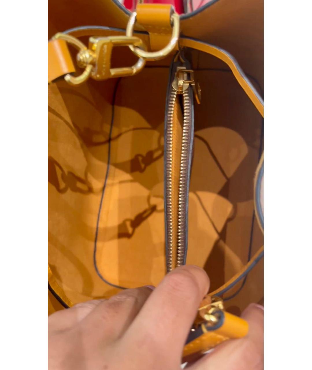 LOUIS VUITTON Коричневая сумка через плечо, фото 3