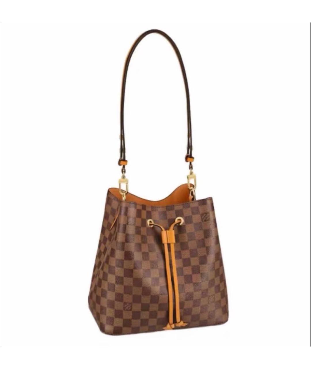 LOUIS VUITTON Коричневая сумка через плечо, фото 9