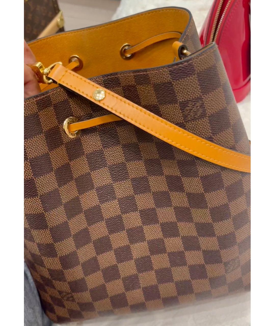 LOUIS VUITTON Коричневая сумка через плечо, фото 7