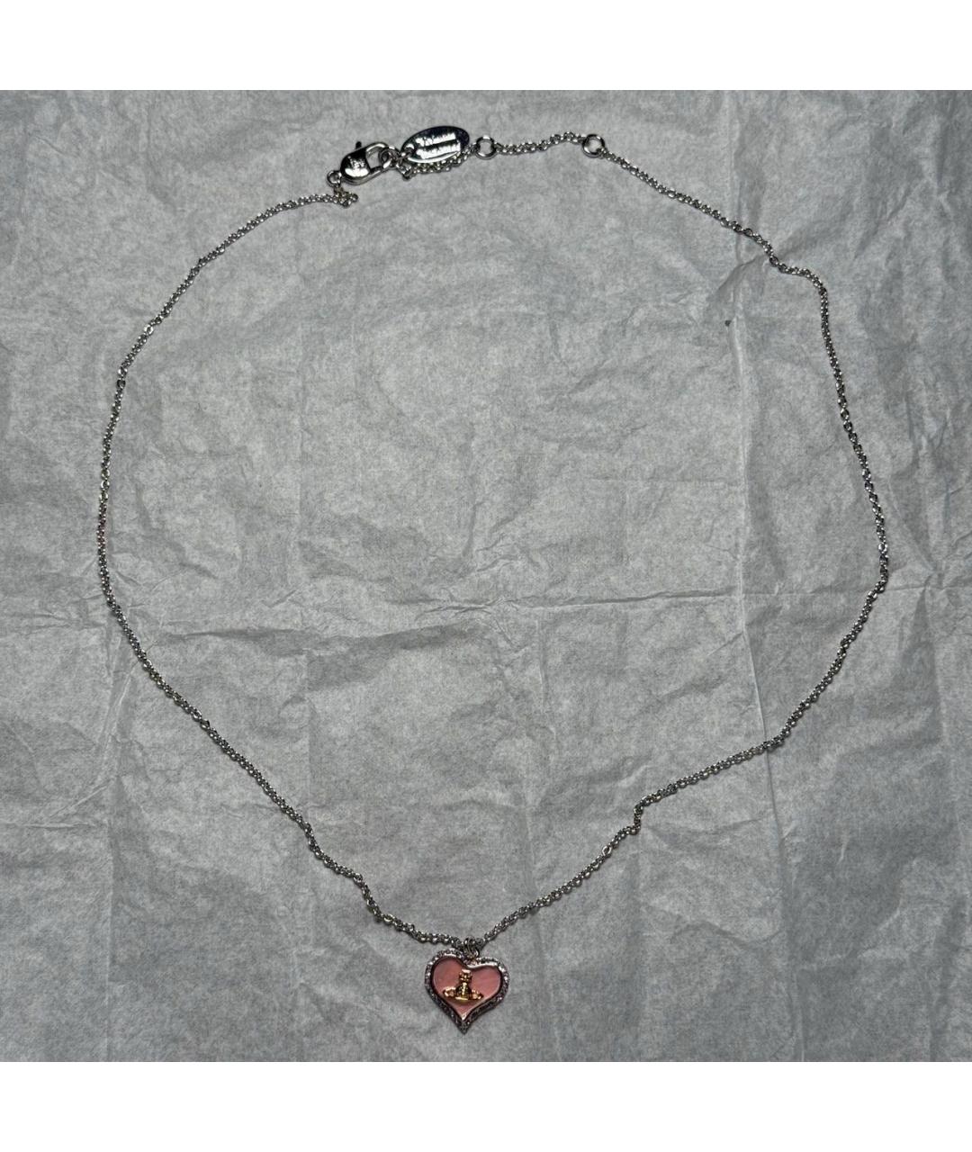 VIVIENNE WESTWOOD Розовое латунное колье, фото 4