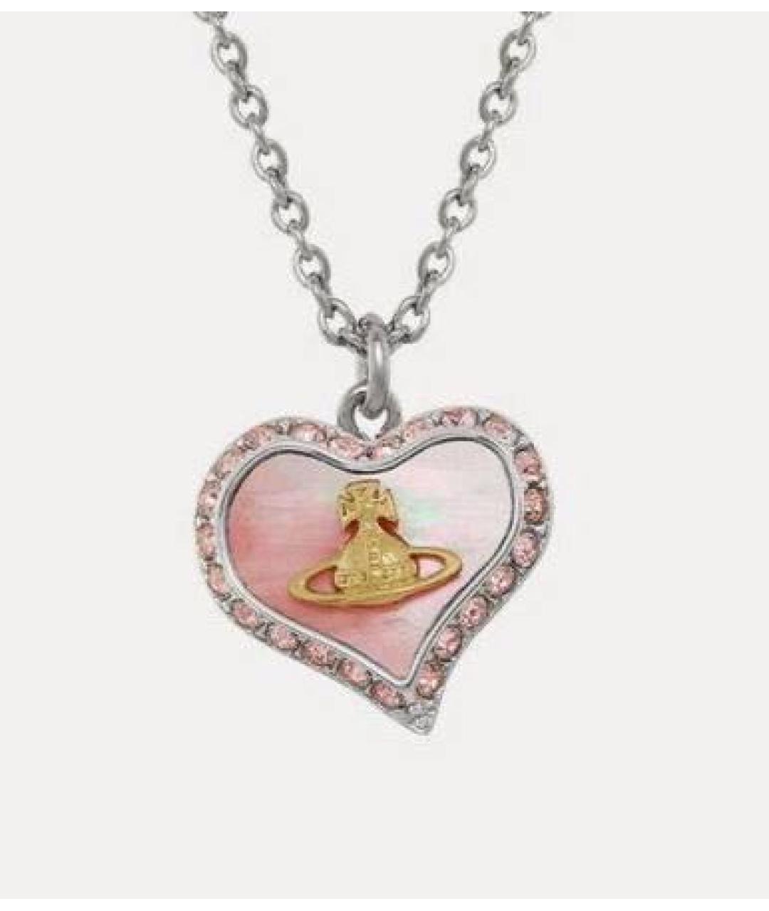 VIVIENNE WESTWOOD Розовое латунное колье, фото 9