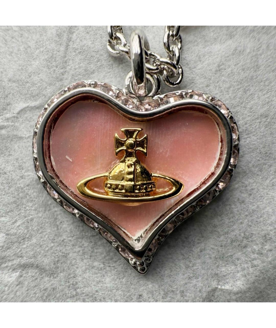 VIVIENNE WESTWOOD Розовое латунное колье, фото 2