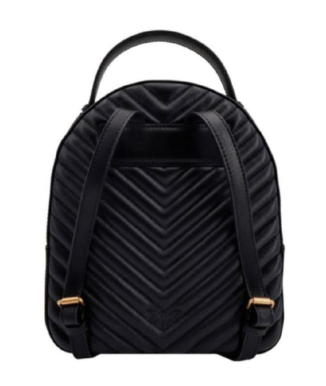 PINKO Черный кожаный рюкзак, фото 2