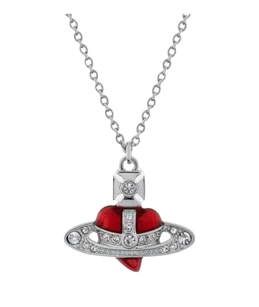 VIVIENNE WESTWOOD Серебряное металлическое колье, фото 1