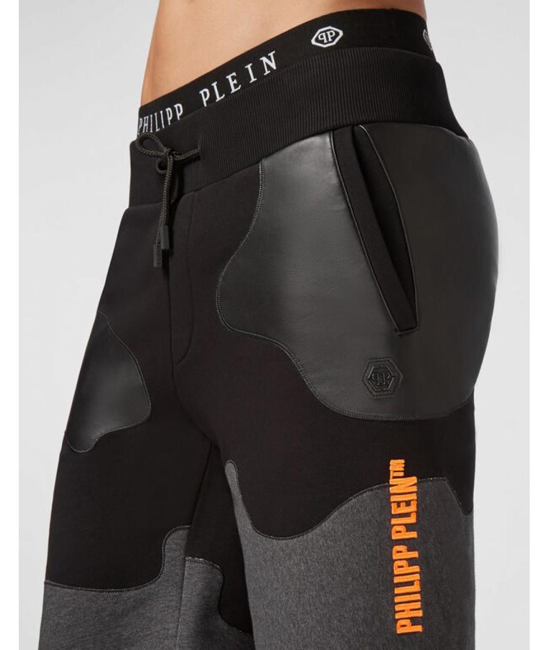 PHILIPP PLEIN Черные хлопковые шорты, фото 9