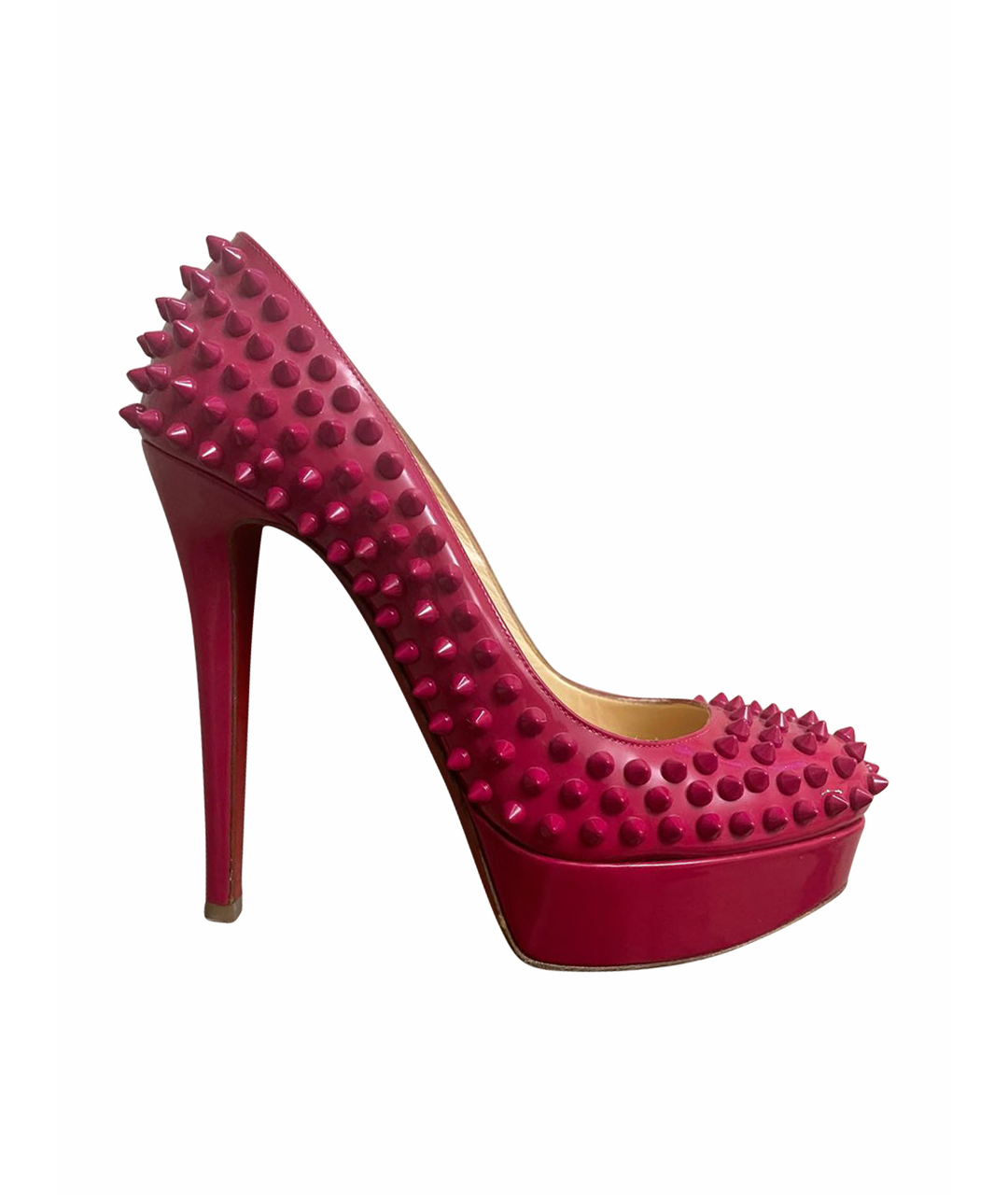 CHRISTIAN LOUBOUTIN Розовые туфли из лакированной кожи, фото 1