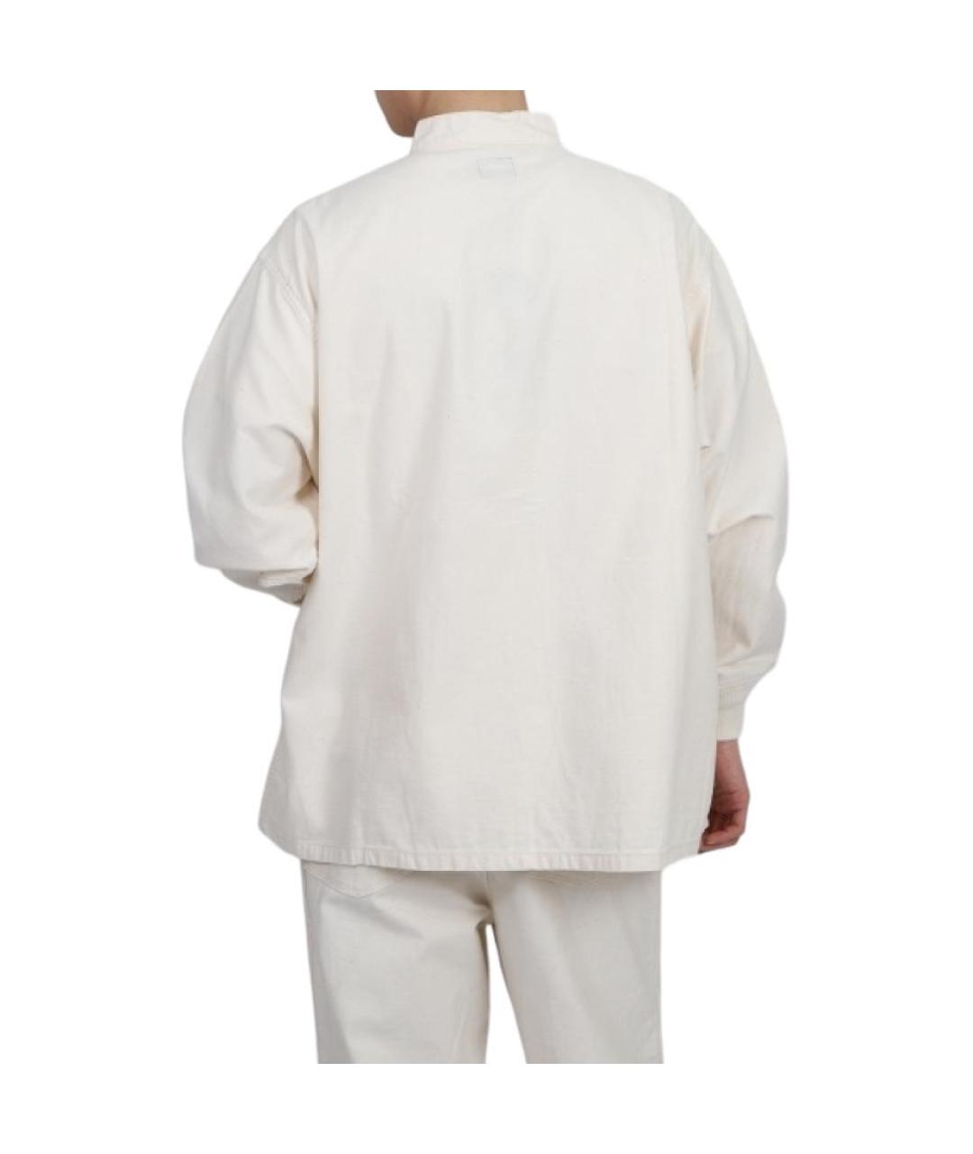 NEEDLES Белая кэжуал рубашка, фото 2