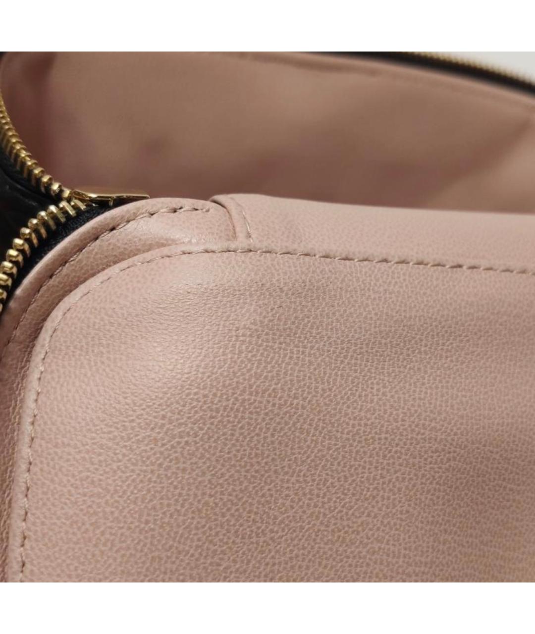 LOUIS VUITTON Черная кожаная сумка через плечо, фото 8