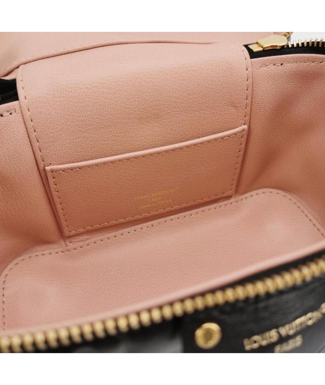 LOUIS VUITTON Черная кожаная сумка через плечо, фото 7