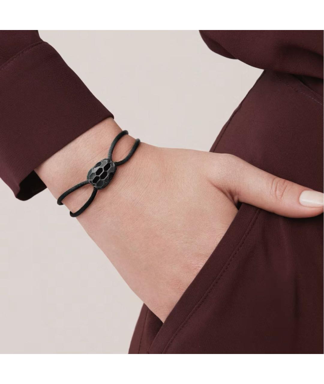 BVLGARI Черный браслет, фото 2