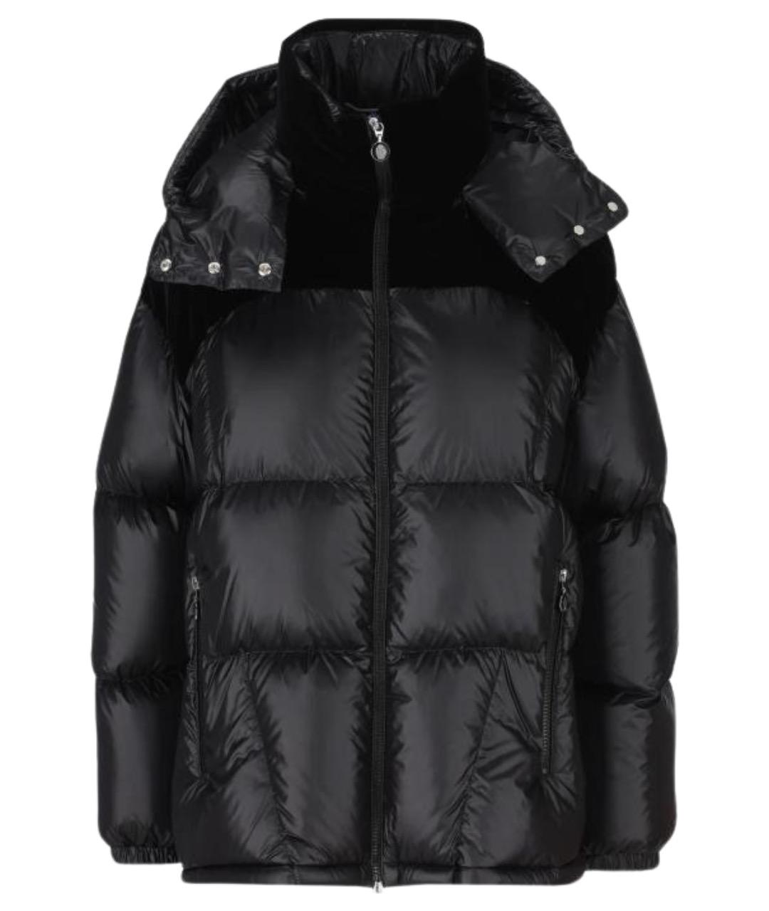 MONCLER Черный пуховик, фото 1