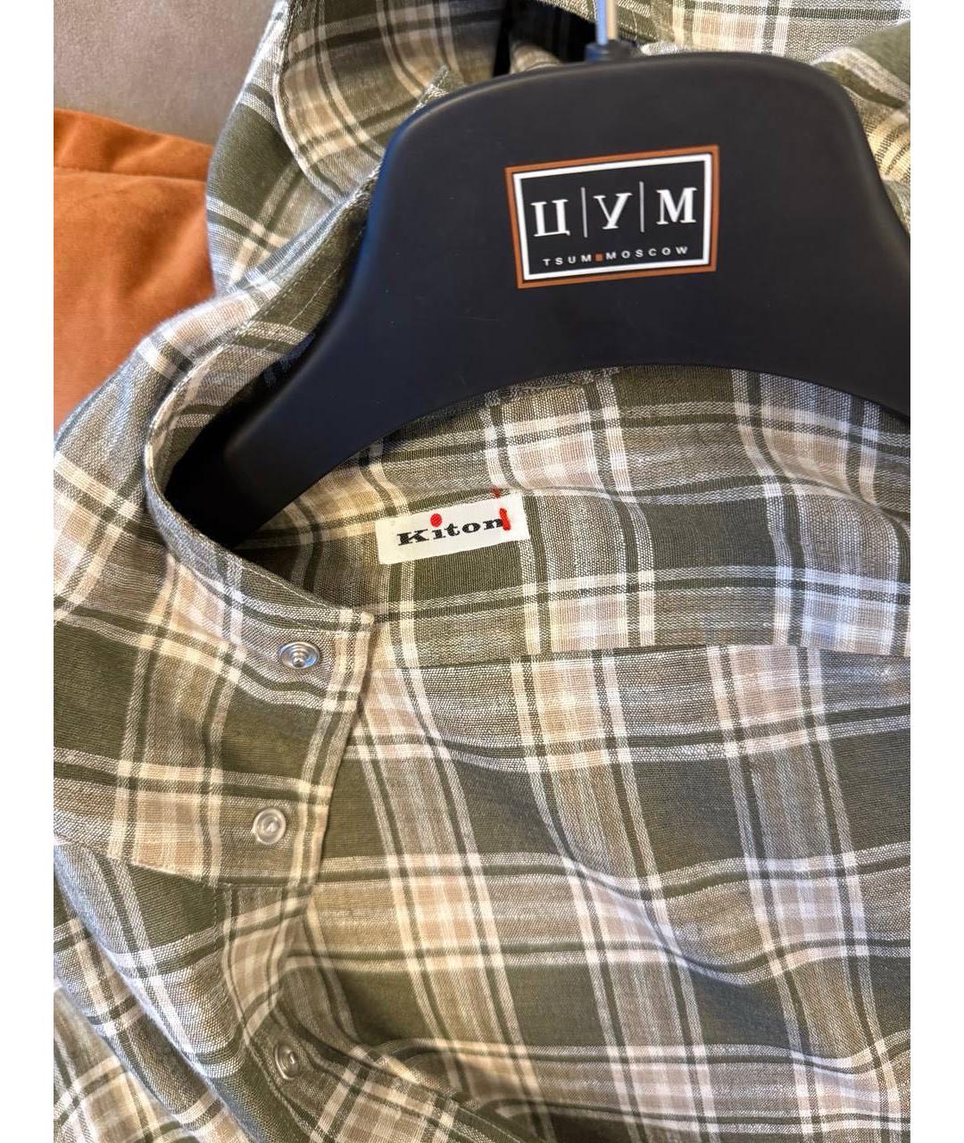 KITON Мульти льняная кэжуал рубашка, фото 5