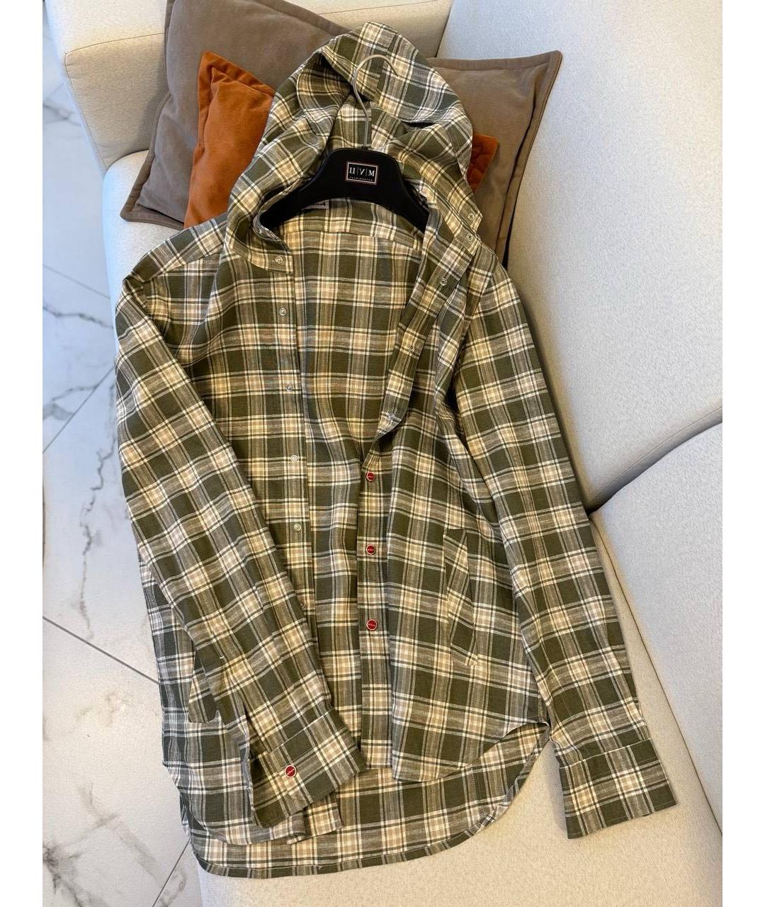 KITON Мульти льняная кэжуал рубашка, фото 3