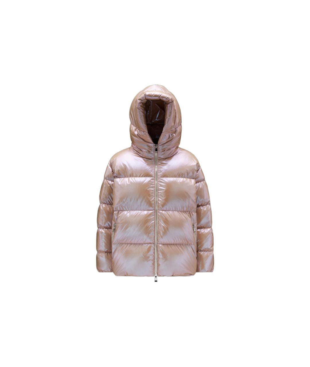 MONCLER Розовый пуховик, фото 1