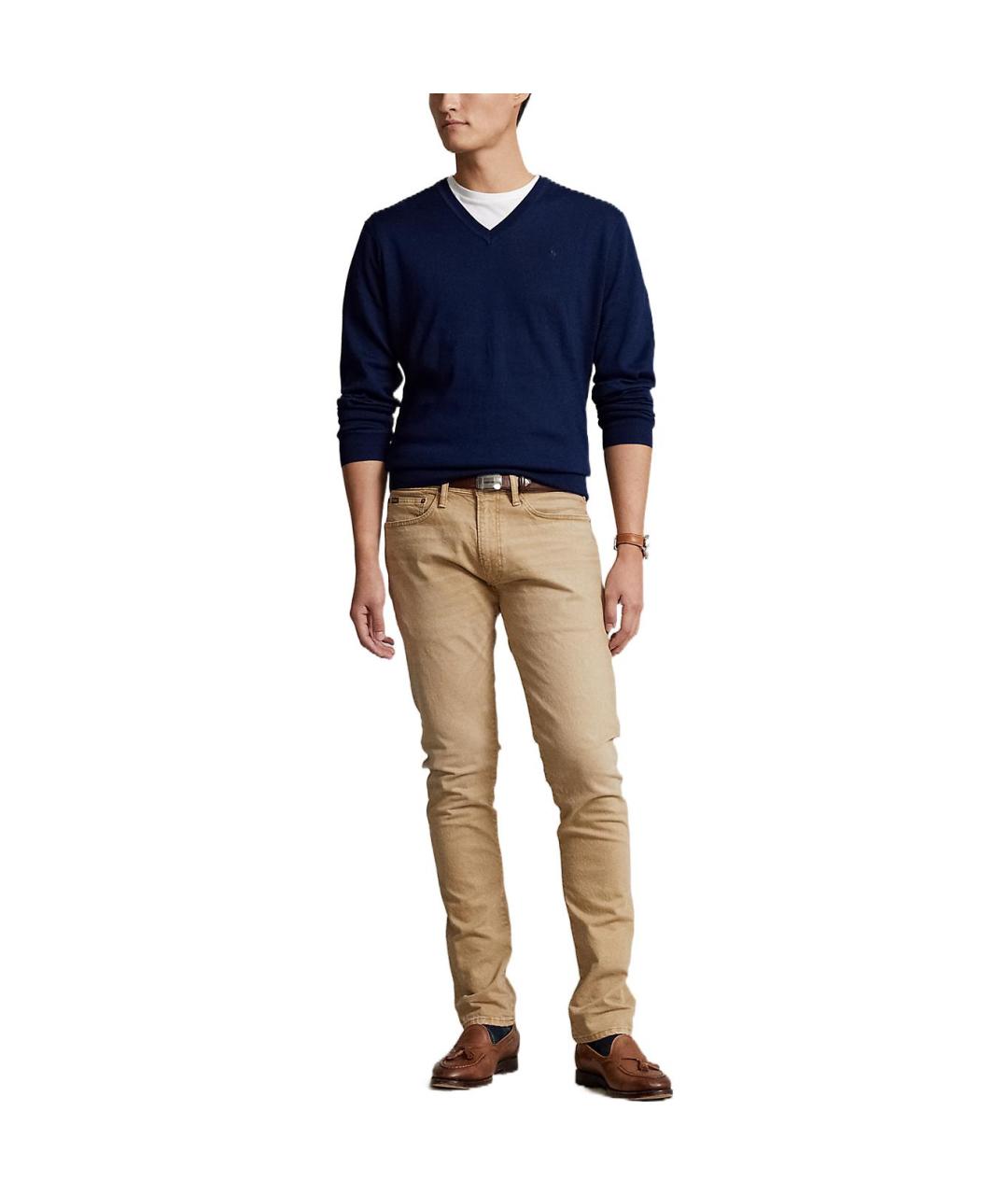 POLO RALPH LAUREN Темно-синий джемпер / свитер, фото 2