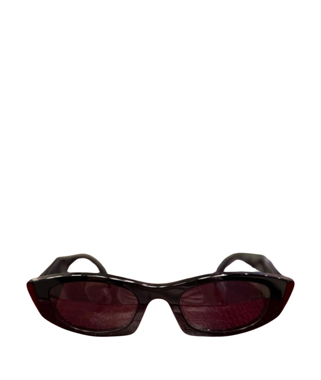 PRADA Черные пластиковые солнцезащитные очки, фото 1