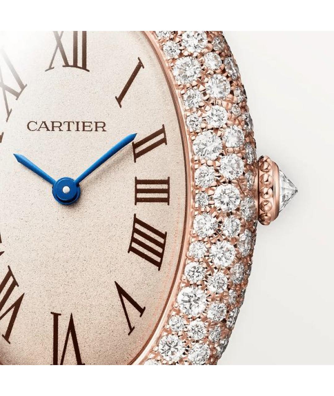 CARTIER Красные часы из розового золота, фото 3