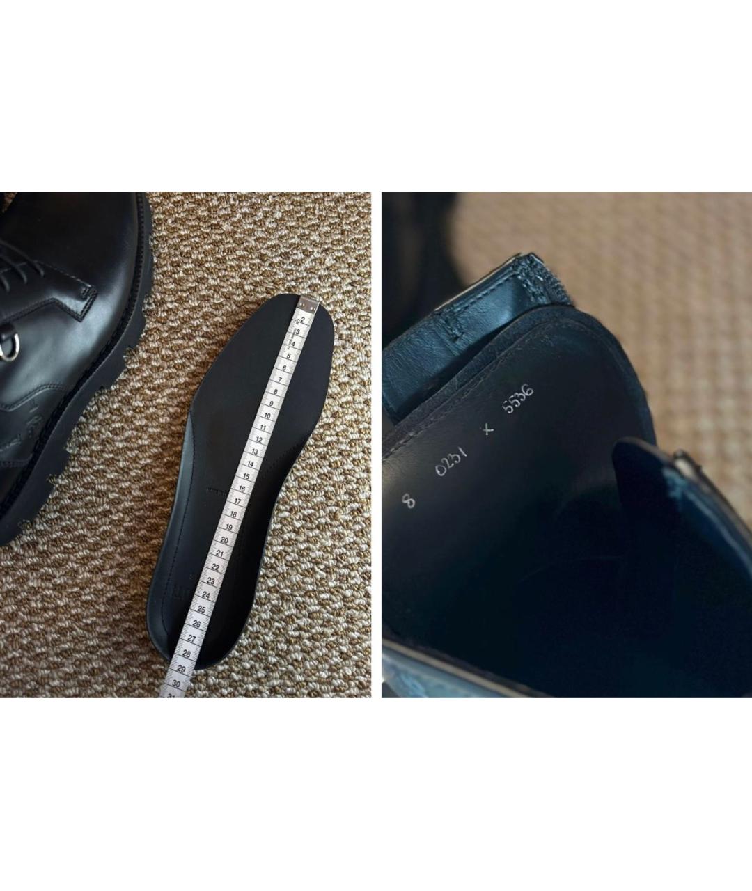 BERLUTI Черные кожаные высокие ботинки, фото 7