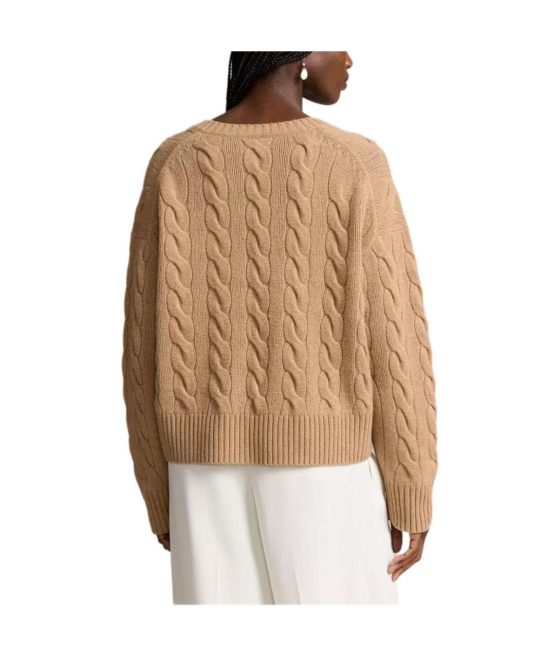 POLO RALPH LAUREN Бежевый джемпер / свитер, фото 4