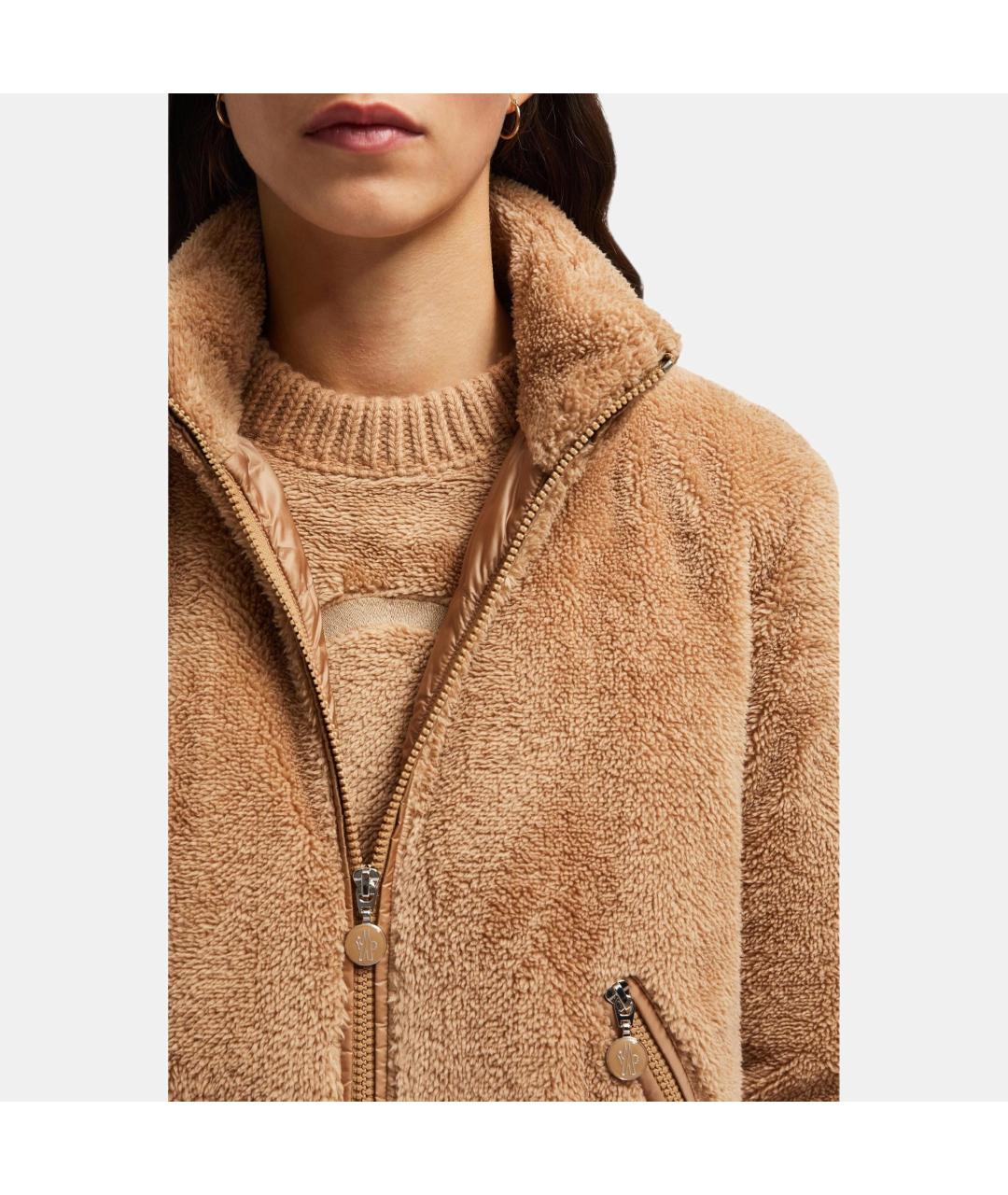 MONCLER Бежевая куртка, фото 2