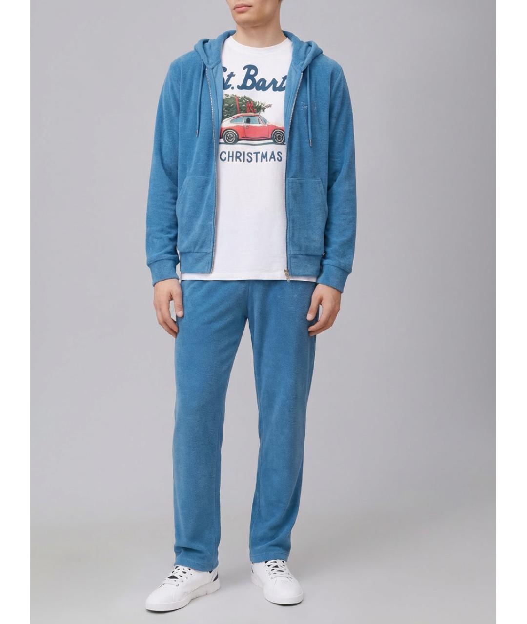 MC2 SAINT BARTH Белая хлопковая футболка, фото 2