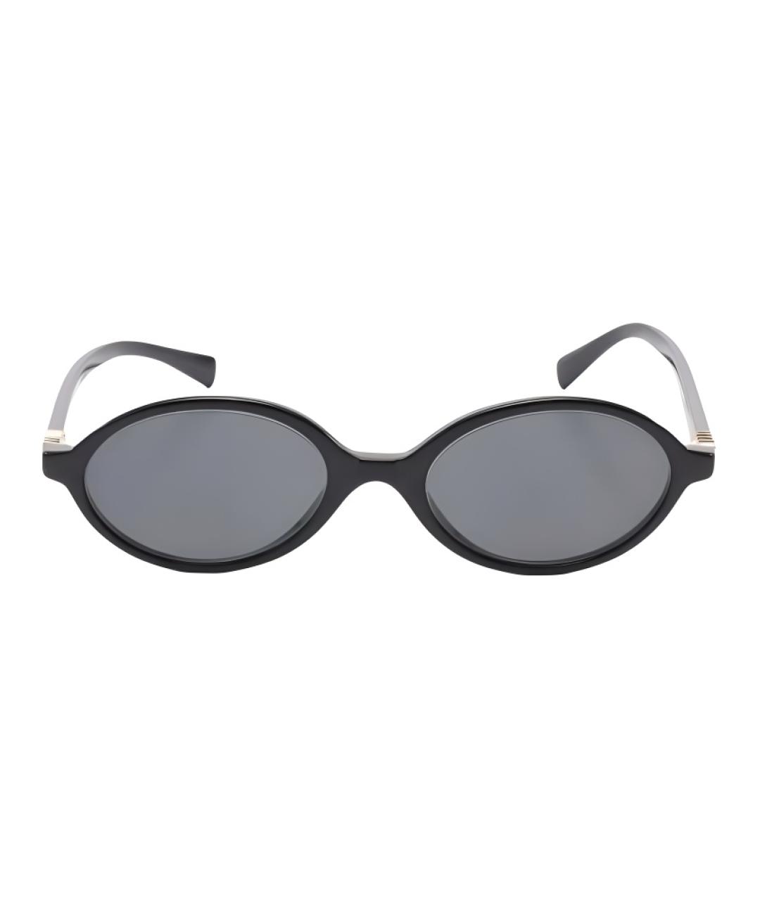 MIU MIU Черные пластиковые солнцезащитные очки, фото 2