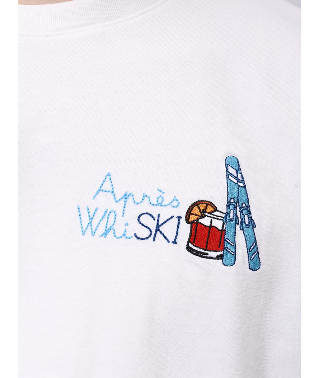 MC2 SAINT BARTH Белая хлопковая футболка, фото 5