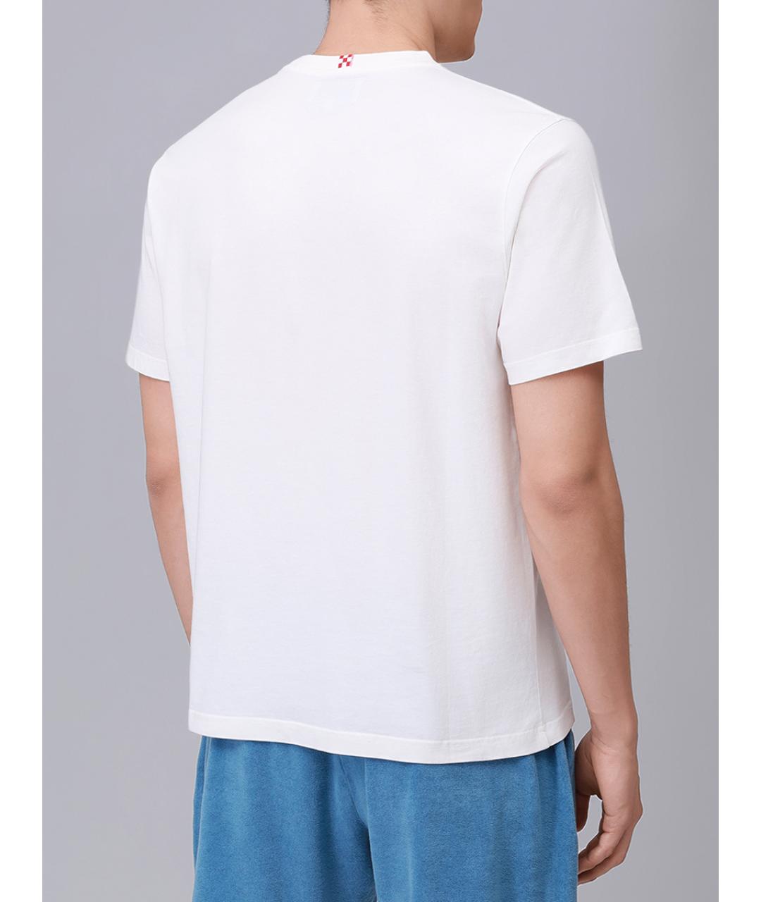 MC2 SAINT BARTH Белая хлопковая футболка, фото 3