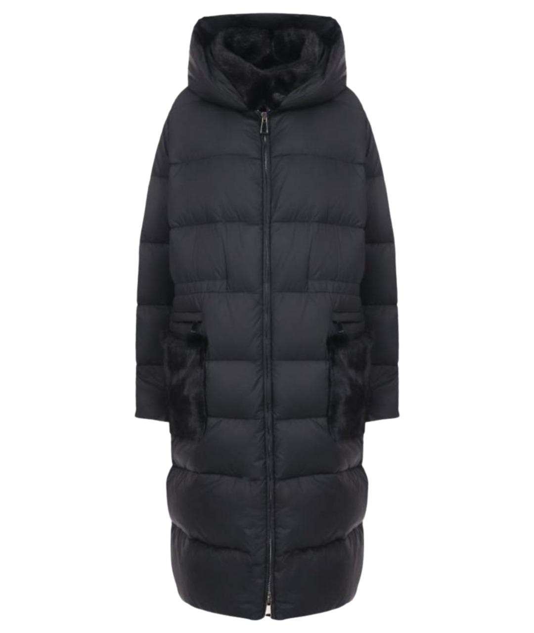 MANZONI 24 Черный полиэстеровый пуховик, фото 1