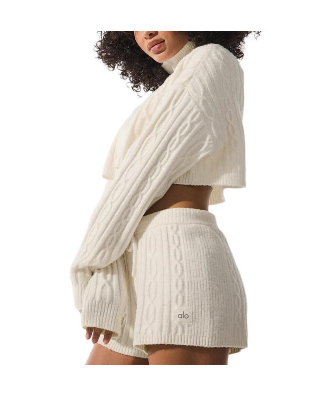 ALO YOGA Бежевый джемпер / свитер, фото 3