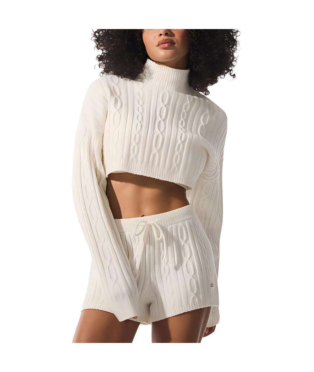 ALO YOGA Бежевый джемпер / свитер, фото 6