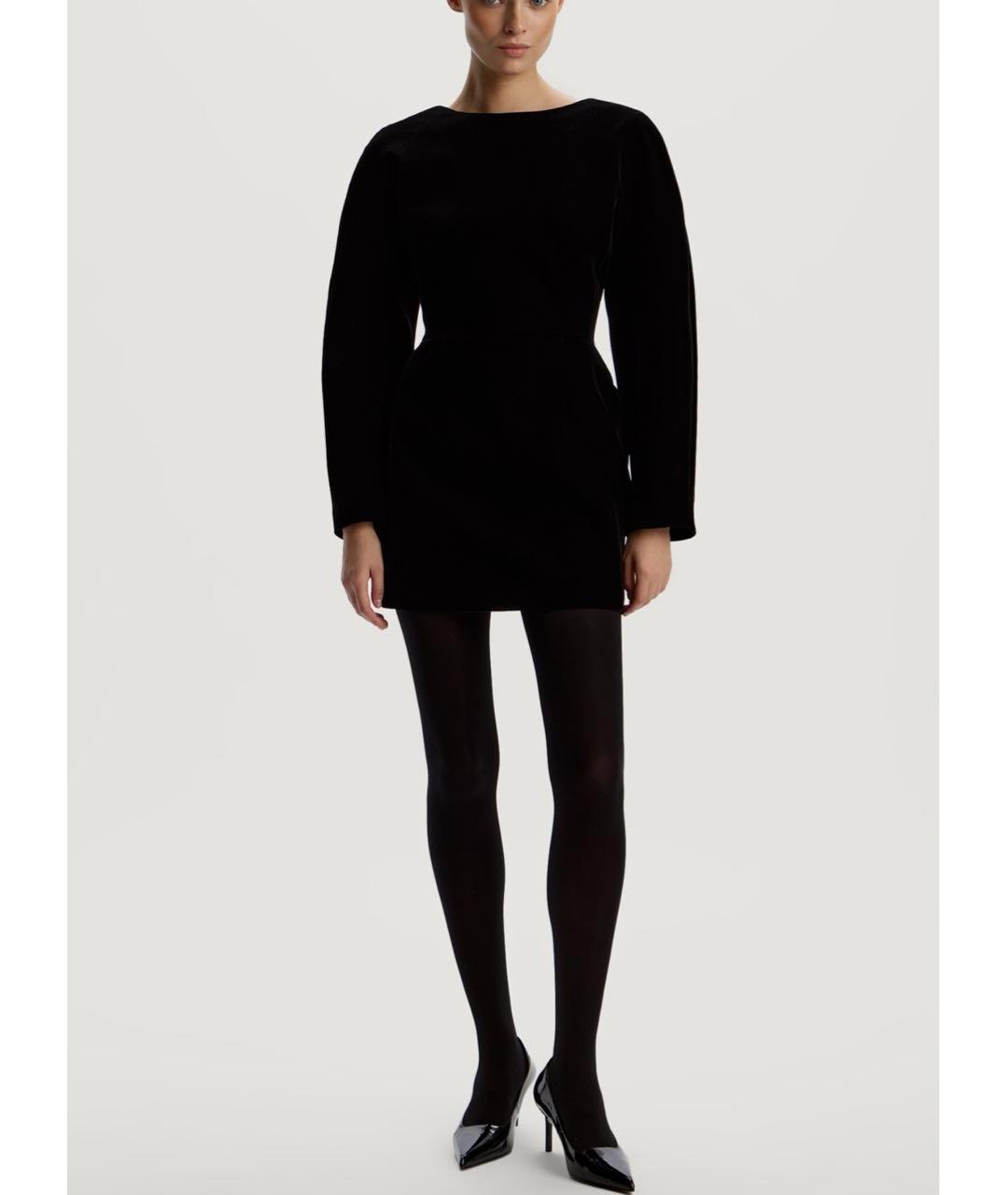 12 STOREEZ Черное бархатное вечернее платье, фото 6