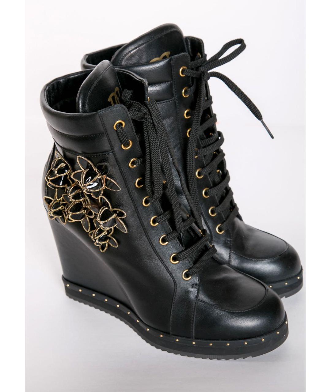 DSQUARED2 Черные кожаные ботильоны, фото 2