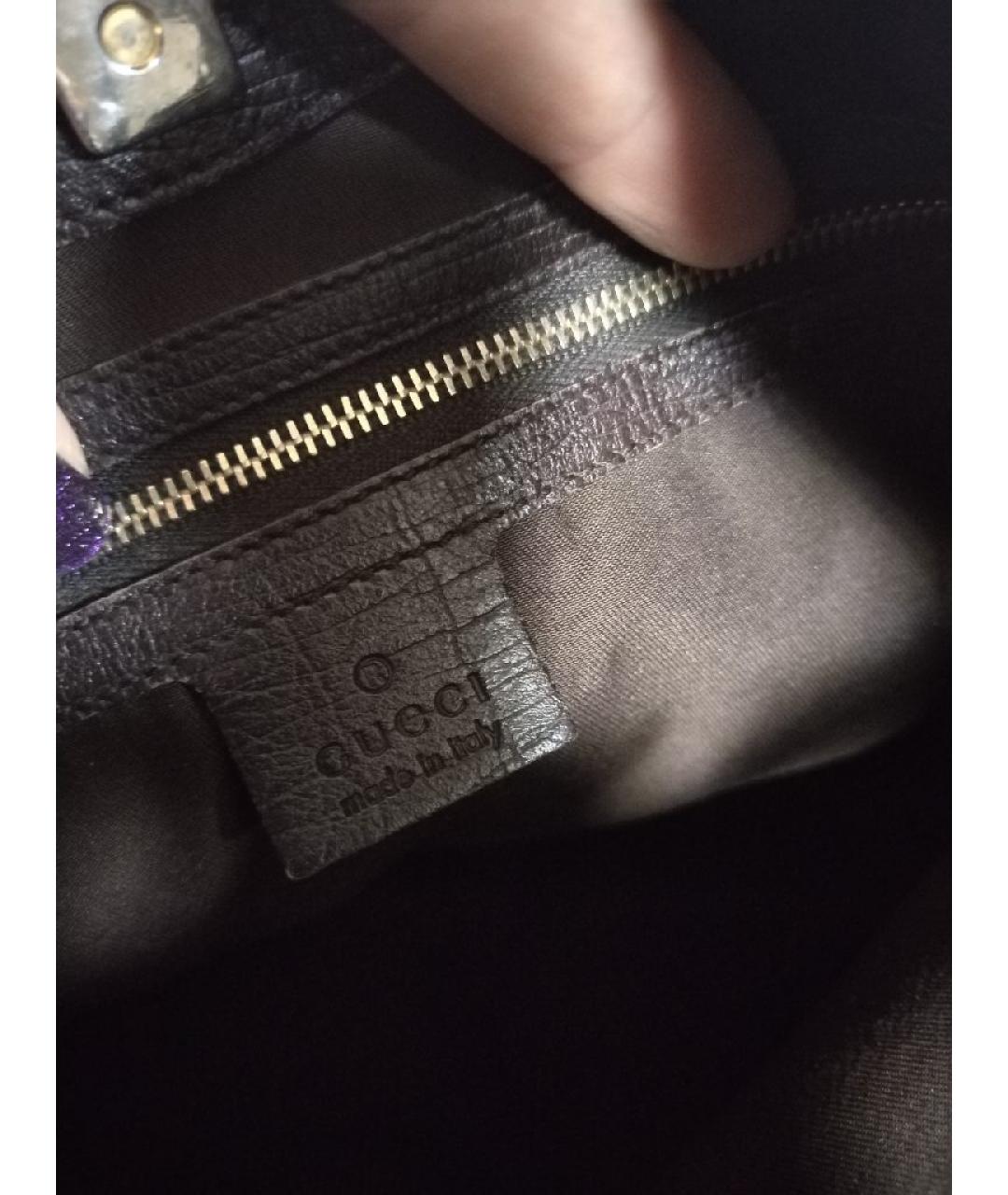 GUCCI Бежевая жаккардовая сумка через плечо, фото 6