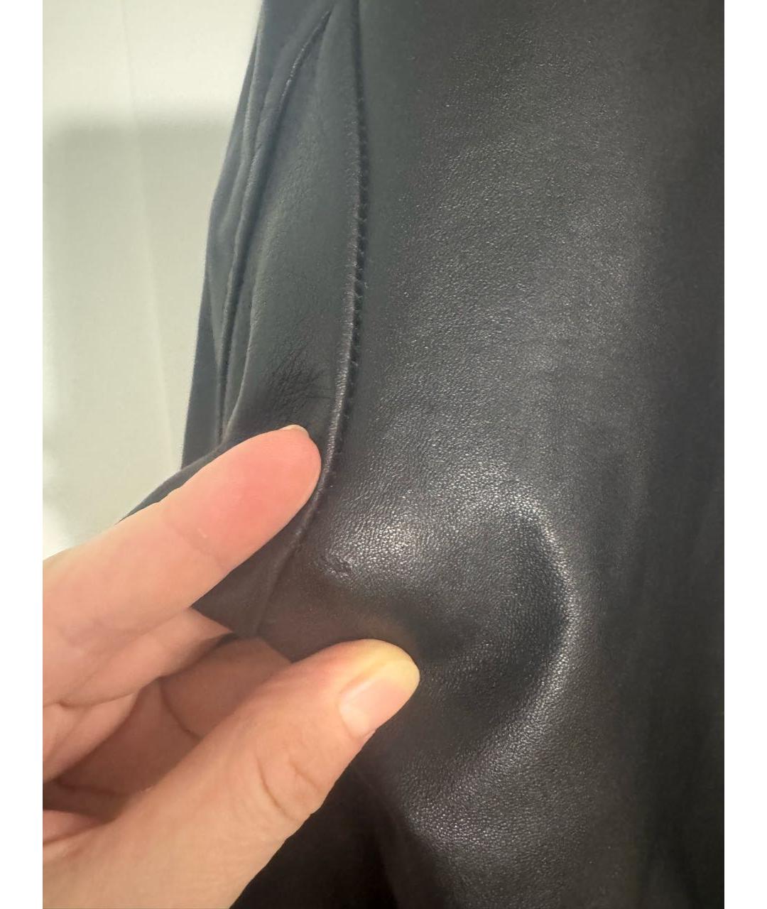 EACH X OTHER Черная кожаная куртка, фото 4