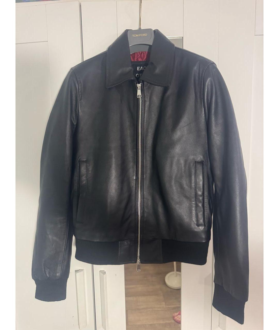 EACH X OTHER Черная кожаная куртка, фото 6