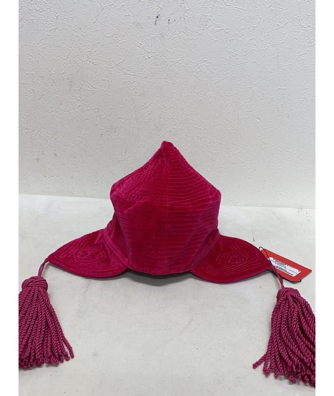 GUCCI Красная хлопковая шапка, фото 2