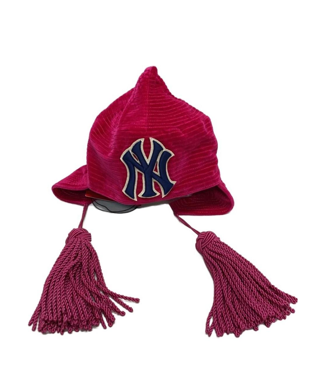 GUCCI Красная хлопковая шапка, фото 1