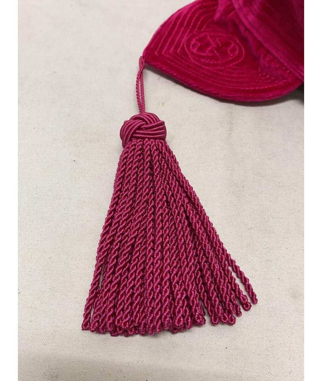 GUCCI Красная хлопковая шапка, фото 4