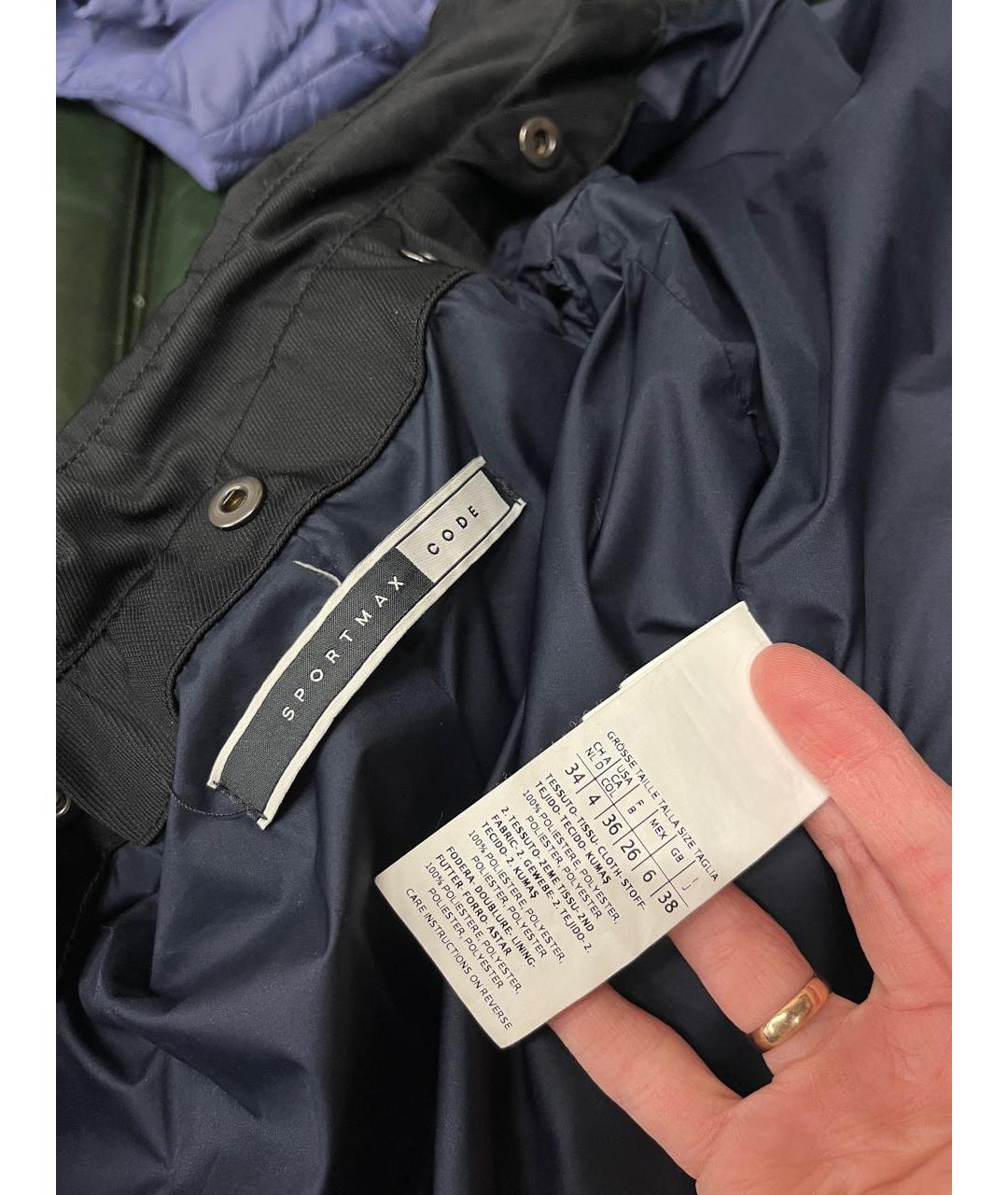 SPORT MAX CODE Темно-синяя куртка, фото 6