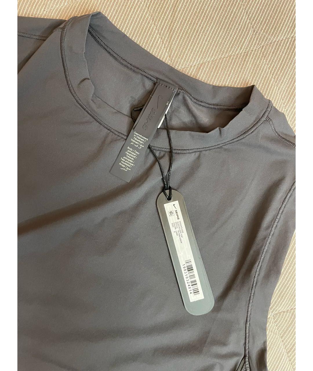 SKIMS Антрацитовый полиамидовый спортивные костюмы, фото 5