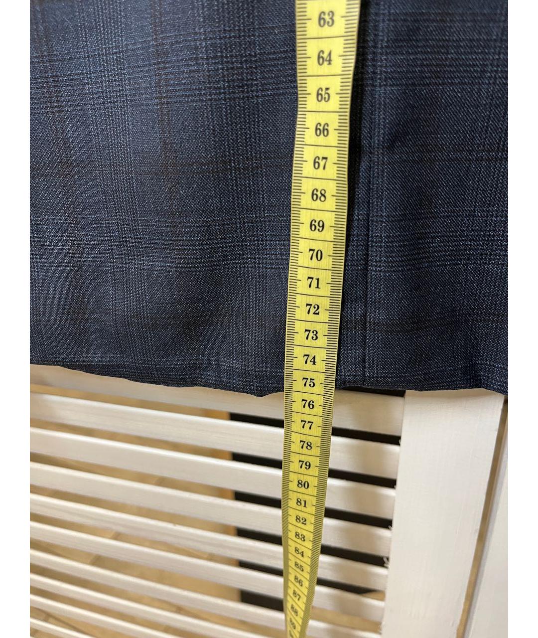 CANALI Темно-синий шерстяной пиджак, фото 6