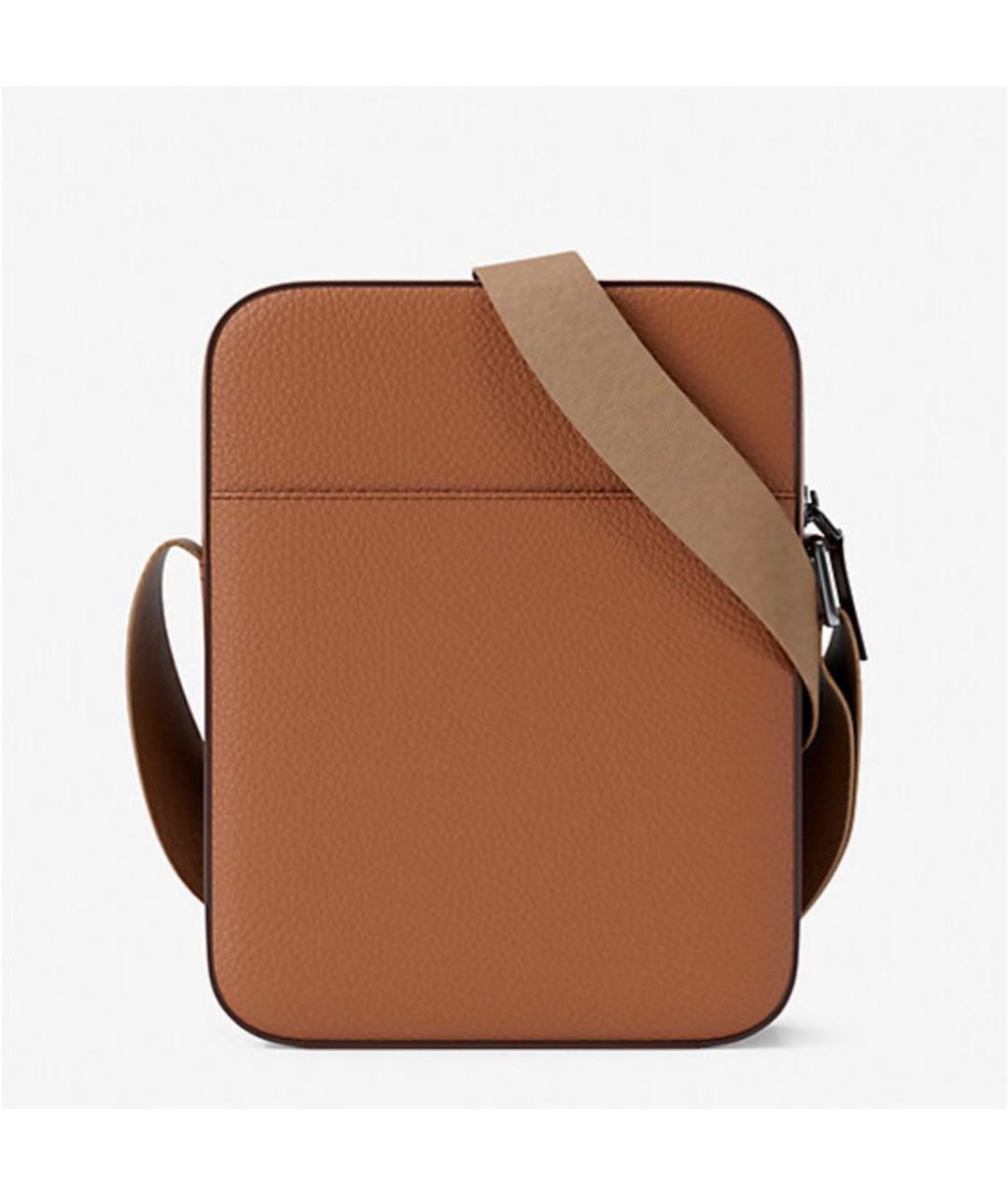 MICHAEL KORS Коричневая кожаная сумка на плечо, фото 3