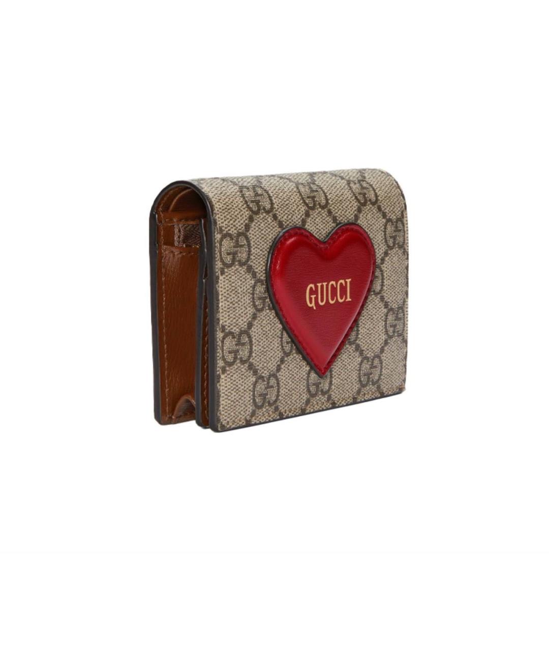 GUCCI Коричневый кожаный кардхолдер, фото 2