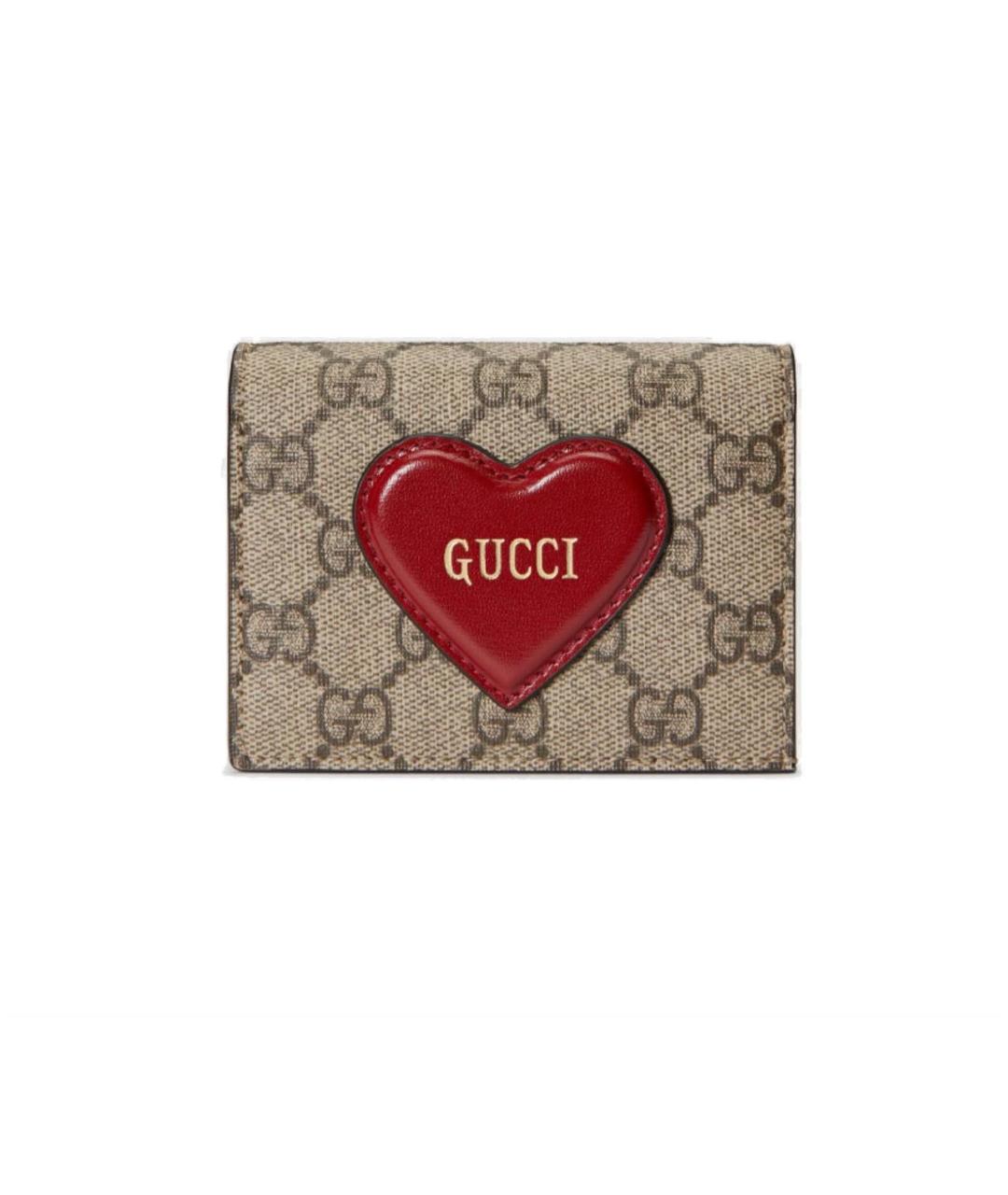 GUCCI Коричневый кожаный кардхолдер, фото 9