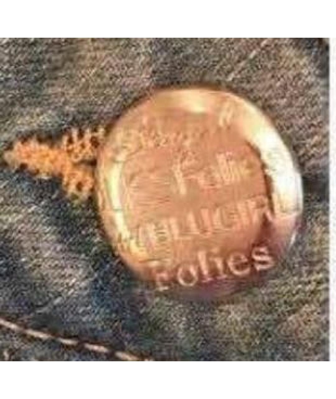 BLUGIRL Голубые хлопковые джинсы клеш, фото 6