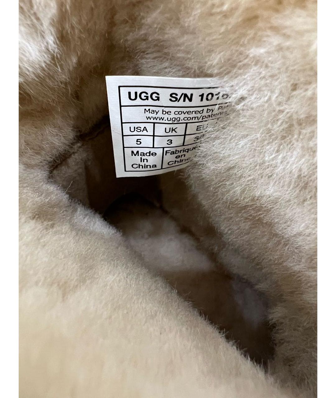 UGG AUSTRALIA Коричневые замшевые полусапоги, фото 3