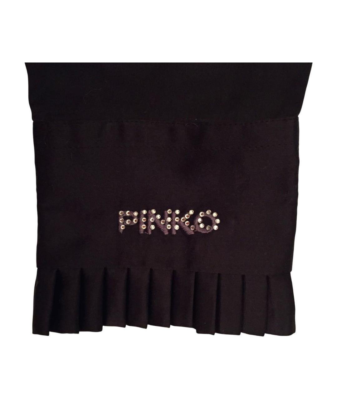 PINKO Черная шелковая рубашка/блузка, фото 4